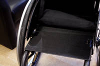 Close up seat fix of Carbon Fibre Wheelchair Thumbnail